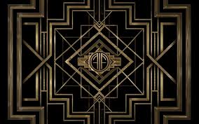 Great Gatsby Black And Gold Art Deco Wallpaper The Great Gatsby Gold Minimalism Digital Art Pattern Art Deco Black 1080p Wallpaper Hdwallpaper Desk Art Deco Wallpaper Art Deco Pattern Monogram Maker
