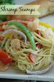 Angel hair pasta with olive oil, garlic and parmesan cheese. Copycat Olive Garden Chicken Scampi Diary Of A Recipe Collector