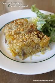 Courge Spaghetti Canard Confit Facon Parementier Courge Spaghetti Courge Recette Canard