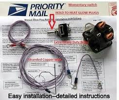 I find the idi engines and glow plugs far simpler than the ps stuff. Ford Diesel Glow Plug Relay Manual Controller Solenoid Ebay