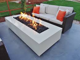Do It Yourself Ready To Finish 42 Rectangle Fire Pit Kit Outside Fire Pits Outdoor Fire Pit Outdoor Fire Pit Designs