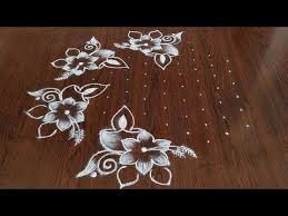 Deepam Kolam For Festival 11 6 Dot S Youtube Rangoli Border Designs Free Hand Rangoli Design Rangoli Designs Images