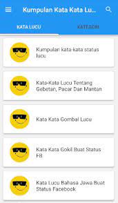 Yuk, baca dan cari kata kata lucu buat status fb yang bisa kamu jadikan inspirasi agar statusmu mendapat banyak like. Status Fb Lucu 2018 For Android Apk Download
