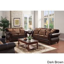 Furniture Of America Corz Traditional Red Fabric 2 Piece Sofa Set Muebles Sala Decoracion De Salas Decoracion De Interiores