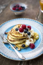 Ricotta Pancakes With Lemon Curd Ricotta Pancakes Sweet Breakfast Lemon Curd