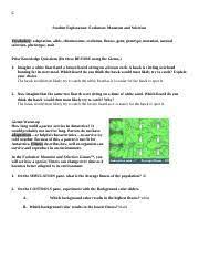 Evolution mutation selection gizmo answer key librarydoc11 pdf may not make exciting reading, but evolution mutation selection gizmo answer key. C Mutation And Natural Selection Gizmo C Student Exploration Evolution Mutation And Selection Vocabulary Adaptation Allele Chromosome Evolution Course Hero