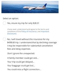 Like any insurance, we can't say for sure whether this is a worthy expense for you. Utpal Dholakia On Twitter What Is The Appropriate Term For Add On Choice Offered By United Airlines Nudging Social Influence A Fear Appeal And Do You Think This Be Successful In Upselling Trip