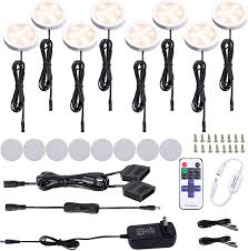 Maybe you would like to learn more about one of these? Aiboo Kitchen Under Cabinet Lighting Led 12vdc 8 Pack Black Cord Aluminum Puck Lights For Counter Closet Furniture Shelf Lighting Dimmable With Rf Wireless Remote Control 2700k Warm White Amazon Com