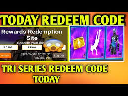 Free fire redeem codes for full april is a unique code that can only be redeemed via the official website of garena free fire.built only by game developers, the codes help you to get many free cool rewards in the game like skins, costumes, guns, emotes & characters. Free Fire Redeem Code Today Tri Series Redeem Code Today Redeem Code Free Fire Youtube