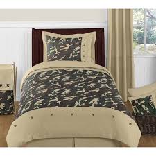 Товар 2 new regal comfort lavender camo comforter twin size camouflage purple 2. Sweet Jojo Designs Boys 4 Piece Army Green Camouflage Twin Comforter Set Overstock 8698515