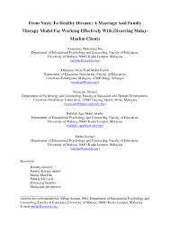 Pdf essay divorce malaysia in. Doc From Nasty To Healthy Divorce A Marriage And Family Therapy Model For Working Effectively With Divorcing Malay Muslim Clients Azy Mohamad Nor Academia Edu