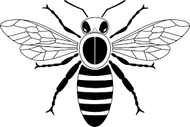 Vector Clip Art Online Royalty Free Public Domain Bee Coloring Pages Bee Images Bee Printables