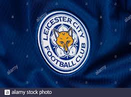 Leicester city blue desktop wallpaper with crest (logo) 1920×1200: Close Up Of Leicester City Fc Crest Stock Photo Alamy