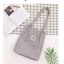 Namun, tas wanita sudah menjadi barang kebutuhan yang tidak bisa dilepaskan dari keseharian. Tas Tote Bag Corduroy Tas Selempang Sekolah Kanvas Totebag Import Sling Wanita Lazada Indonesia