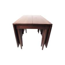 Add a touch of rustic style to your home with the. Willett Solid Cherry Transitional Drop Leaf Dining Table For Sale At 1stdibs