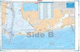 Mobile Bay To Pensacola Offshore Fish And Dive Chart 94f