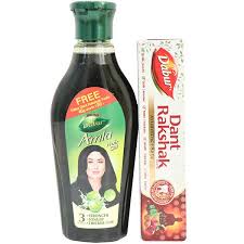 Regular application can assist in reducing split ends and minor hair loss. Buy Dabur Amla Hair Oil Free Dabur Dant Rakshak Ayurvedic Paste 40 G 180 Ml Online Sastasundar Com