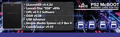 They are very inconsistent and don't always work. Amazon Com Kaico Free Mcboot 8mb Ps2 Memory Card Running Fmcb Ps2 Mcboot 1 966 For Sony Playstation 2 Fmcb Free Mcboot Your Ps2 Plug And Play Playstation 2 Cfw Mcboot 1 966 Computers Accessories