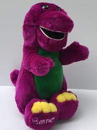 Plush Vintage Barney Purple Dinosaur Soft Stuffed Animal 10 Toy Lyons Group Lyonsgroup Soft Stuffed Animals Barney Animals