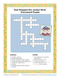 Maybe you would like to learn more about one of these? God Stopped The Jordan River Crossword Puzzle Children S Bible Activities Sunday School Activities For Kids
