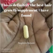 We recommend taking two tablets per day with a glass of water. This Is Definitely The Best Hair Growth Supplement I Have Found