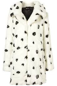 Black And White Fur Coat Cruella Deville Cruella Deville Coat White Faux Fur Coat Oversized Faux Fur Coat Clothes