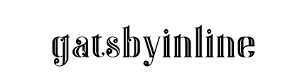 1001 free fonts offers a huge selection of free fonts. Gatsby Inline Font Ffonts Net