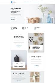 Gift Box Gift Shop Multipage Html5 Website Template Online Gift Store Gift Websites Gifts
