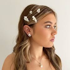 Bridget ~ Pearl Hair Pins, Pearl Hair Accessories for Bride, Hair Comb  Pearl, Hair Piece Wedding, Hair Pearls, Bridesmaid Hair Accessories