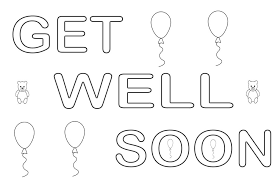 Signup to get the inside scoop from our monthly newsletters. Get Well Soon Coloring Pages