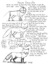 Africa is the world's second largest continent. How To Draw Worksheets For The Young Artist How To Draw A Fox Worksheet Fox Drawing Drawings Drawing Tutorial