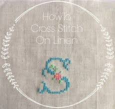 14 count white aida stitches: How To Cross Stitch On Linen Cross Stitch Cross Stitch Tutorial Cross Stitch Patterns