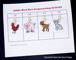 Dramatic narration of philemon sturges & amy walrod's, the little red hen (makes a pizza) by dramatic storytime theater. Practicing Sequencing Skills With The Little Red Hen Pre K Pages