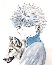 Cards, sketches, concept art, blueray/dvd covers, merch, etc. My Hxh Fanart Remade Volume 17 Cover Of Killua With Watercolors