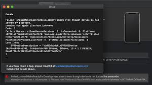 Xcode Device Issue Failed Shouldmakereadyfordevelopment Check Even Though Device Is Not Locked By Passcode Stack Overflow