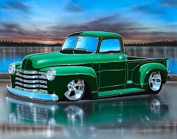 Image result for Clover Green 1949 Truck