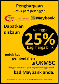 Senarai semua biasiswa yang ditawarkan oleh kementerian pendidikan malaysia (kpm). Diskaun 25 Harga Bilik Di Pusat Pakar Ukm Untuk Pemegang Kad Maybank Azizulwmc Com