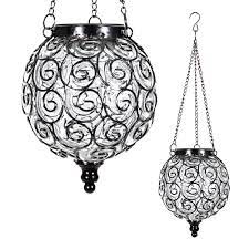 Therefore, if you are looking for something that can pop some life into your garden, you need one of these lights. Hampton Bay Round Solar Hanging Glass Light The Home Depot Canada