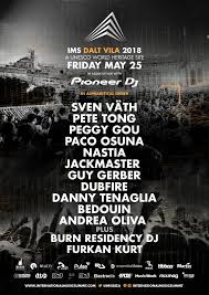 Andrea oliva turn off the dawn chart. Ims Ibiza In Association With Pioneer Dj Announce Ims Dalt Vila 2018 Line Up T H E Music Essentials