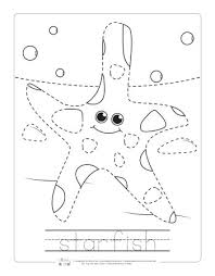These free alphabet letters tracing worksheets are great for beginners preschoolers and kindergarteners who are yet to learn pencil grip. Ocean Animals Tracing Worksheets Itsybitsyfun Com
