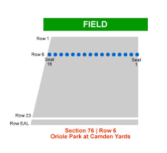 baltimore orioles oriole park seating chart interactive