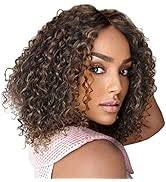 Amazon.com : Fine Plus 150% Density Curly Wigs for Black Women Brazilian  Human Hair Glueless Short Curly Wigs for Women Natural Black Wig with  Middle Part Lace 12 Inch : Beauty & Personal Care
