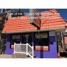 As a form of body painting , temporary tattoos can be drawn, painted, airbrushed, or needled in the same way as permanent tattoos, but with an ink which dissolves in the blood within 6 months. Kiss Of Ink Tattoo Home Facebook