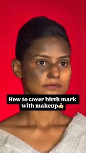 Watch as we master the skill to cover birthmarks using makeup 🙌🏻 . . .  #birthmark #scars #makeuptips #makeupartistindelhi #makeuphacksandtricks