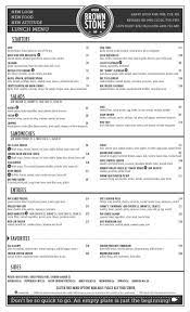 Lunch Menu Www Brownstonefw Com Brunch Menu Design Brunch Menu Cafe Menu Design