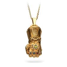 Thanos Infinity Gauntlet Pendant Pendant Bullet Earrings Studs Think Geek