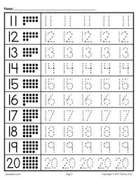 Tracing Worksheets Numbers 1 20 Tracing Worksheets Preschool Kindergarten Math Worksheets Preschool Tracing