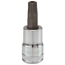 husky 3 8 in drive bit t45 tamper proof torx socket