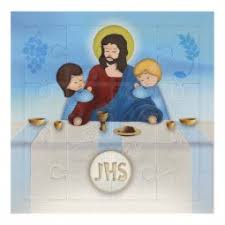 Mini Puzzle Ultima Cena Azzurra Per Bambini 12 Pezzi In Cartoncino Italia Puzzle Articoli Religiosi Libreriadelsanto It