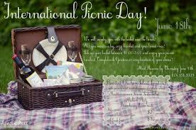 This day became very popular after the french revolution as the word picnic comes from the french language. Happy International Picnic Day June 18th Picture